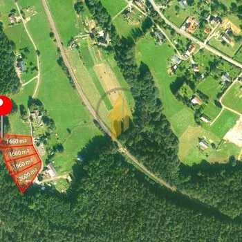Prodej stavebního pozemku uprostřed přírody a blízkosti lesa