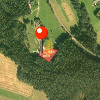 Prodej stavebního pozemku uprostřed přírody a v těsné blízkosti lesa