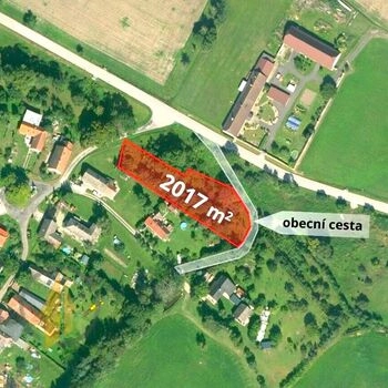 Prodej stavebního pozemku v oblíbené obci Tetín, 2 km od města Lázně Bělohrad