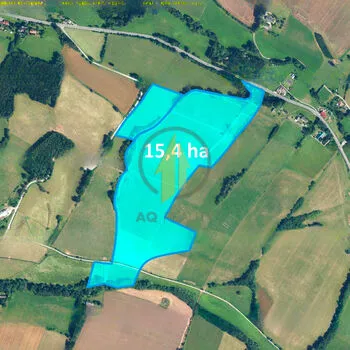 Prodej zemědělských pozemků o CP 153 952 m2 v obci Horní Olešnice