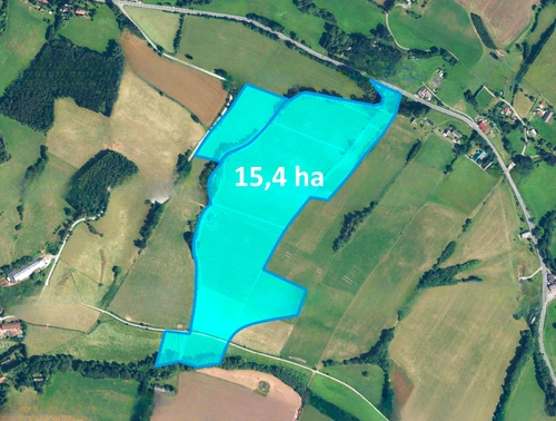 Fotografie nemovitosti - Prodej zemědělských pozemků o CP 153 952 m2 v obci Horní Olešnice