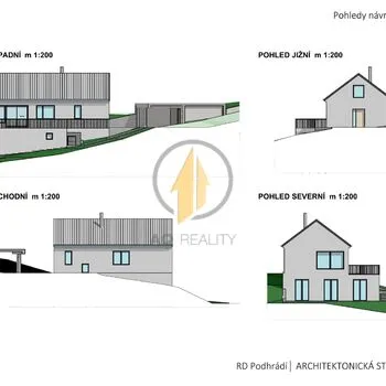 Prodej stavebního pozemku 1007 m&sup2; &ndash; Podhradí u Jičína