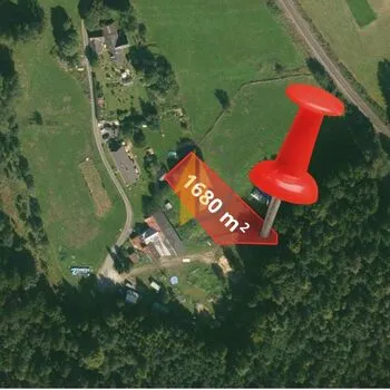 Prodej stavebního pozemku určeného k výstavbě rodinného domu o CP 1680 m2